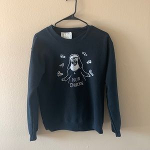 U.P. Black graph sweatshirt